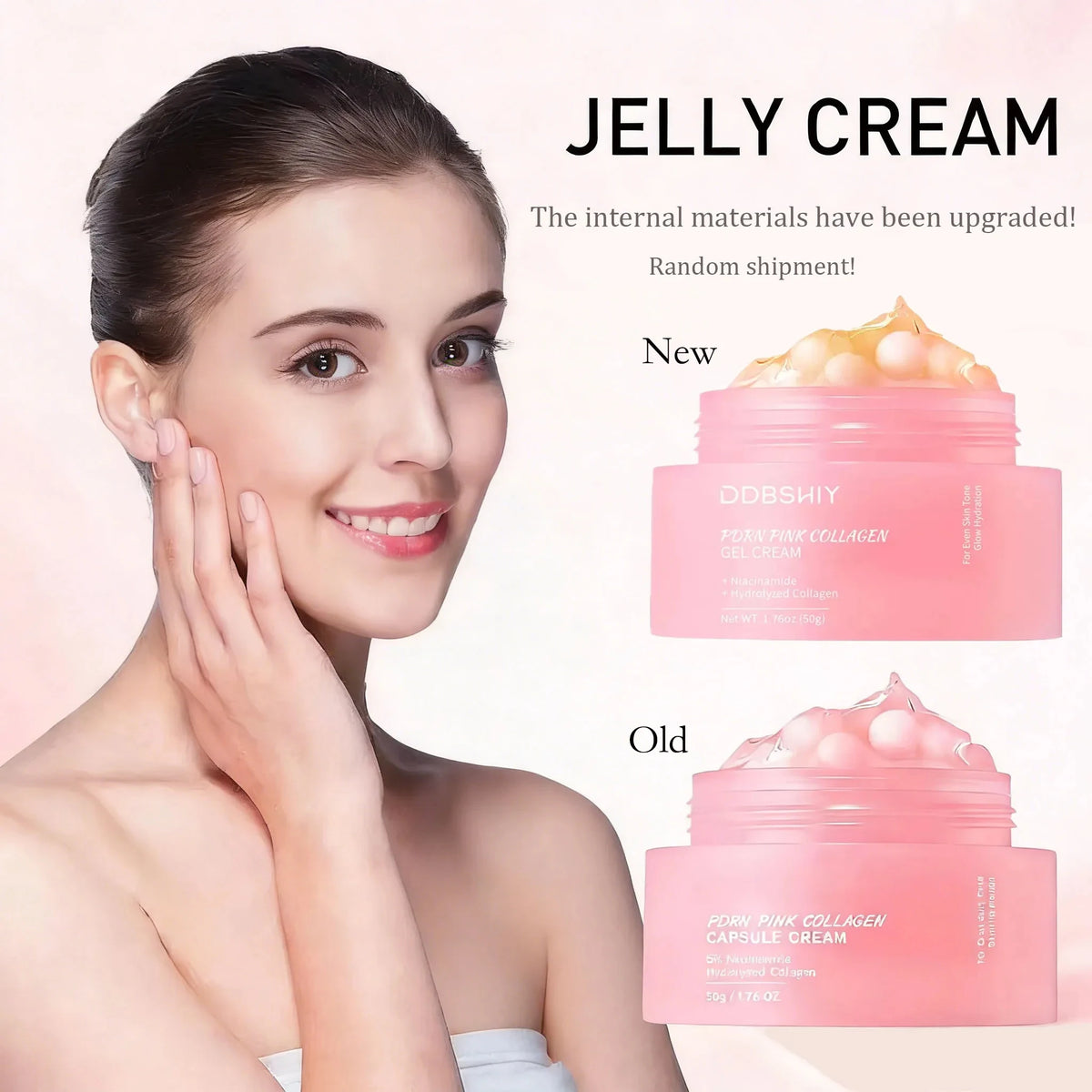 Crema PDRN colageno rosa - empaque