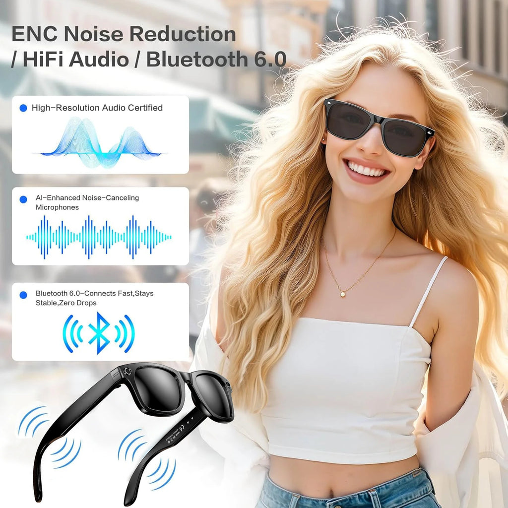 Gafas inteligentes IA con camara - especificaciones