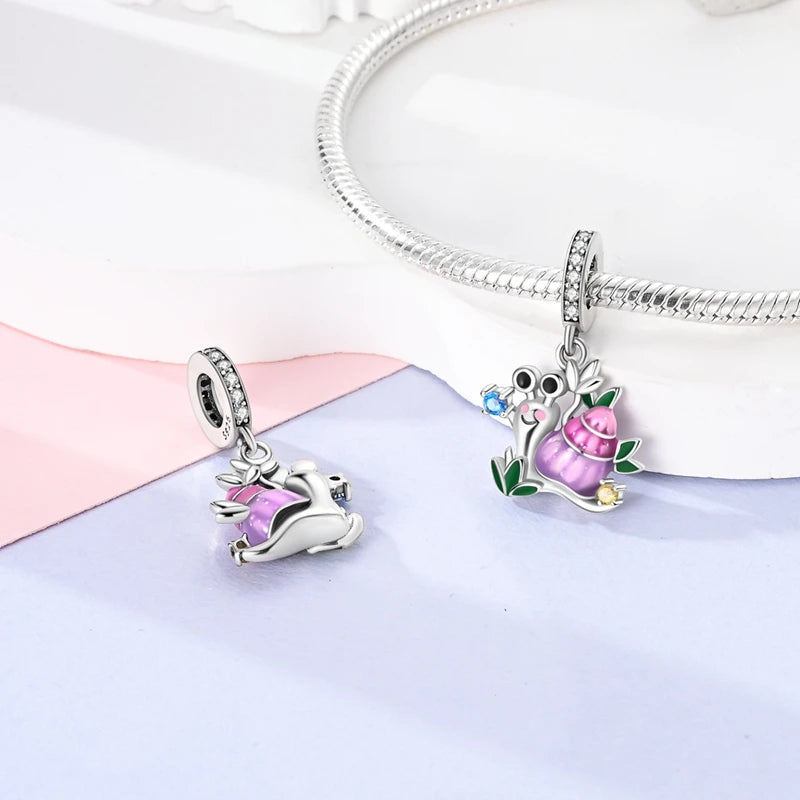Colgante plata de ley 925 mariposa luminosa - detalle