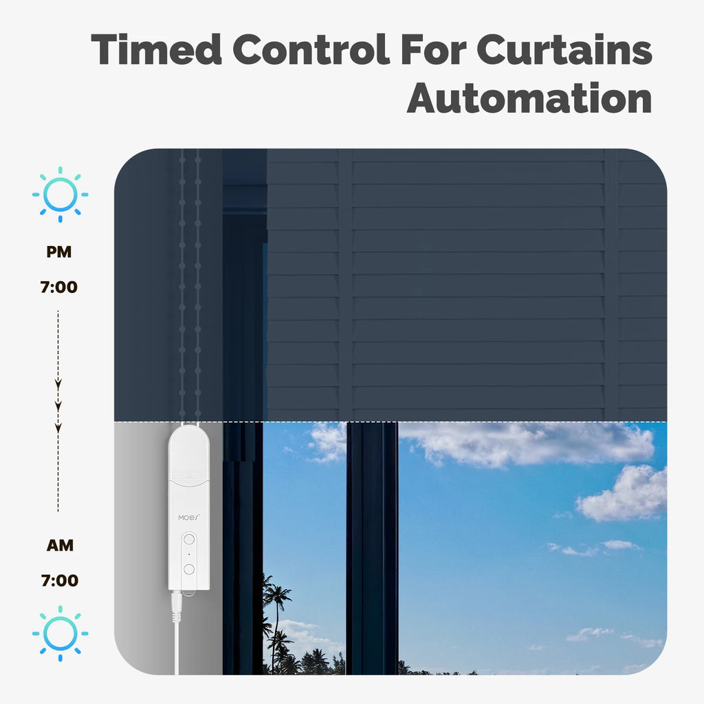 Motor de cortina - control por app