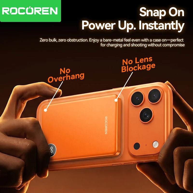 Power Bank inalámbrico, pantalla digital