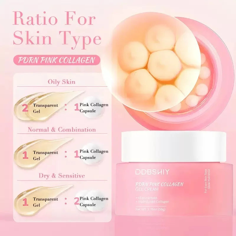 Crema PDRN colageno rosa - detalle