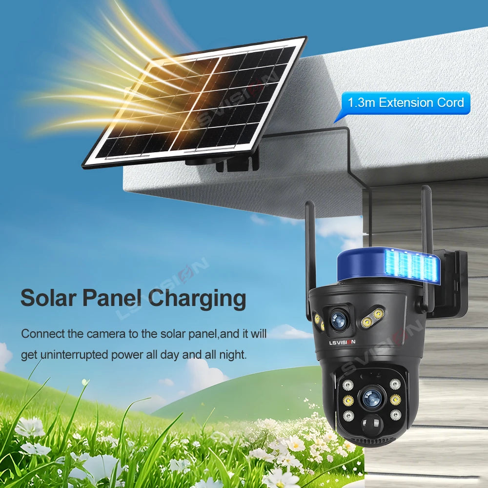 Cámara solar exterior - resistente intemperie