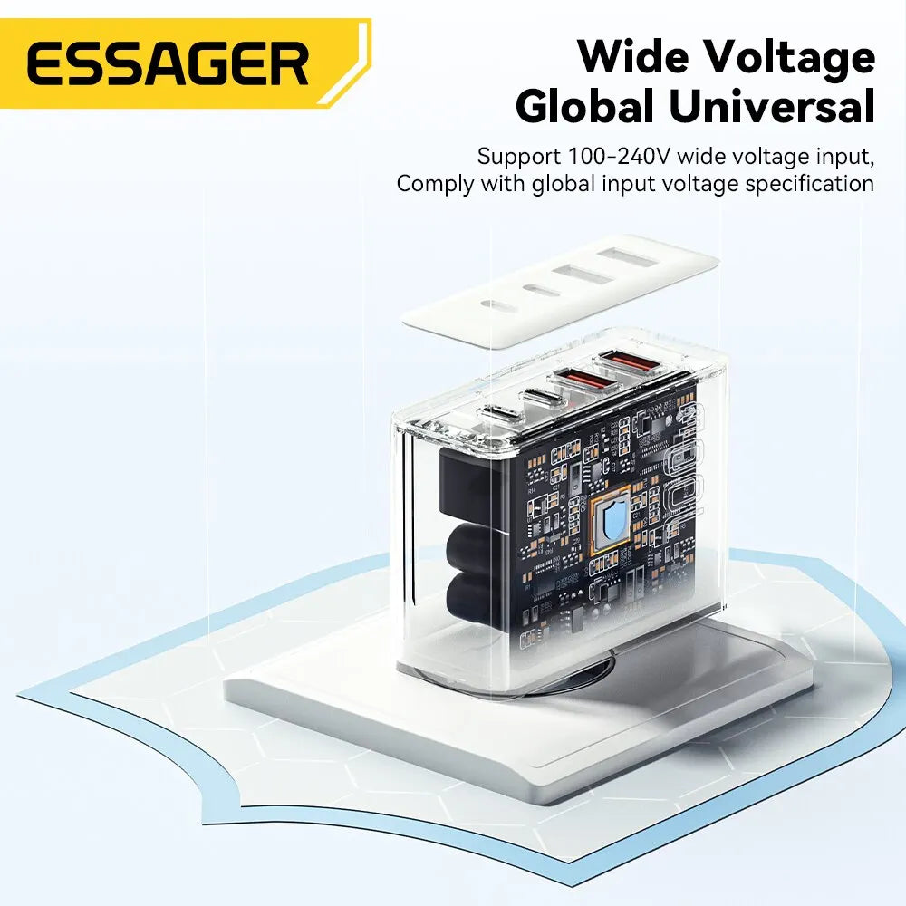 Cargador GaN 100W - especificaciones