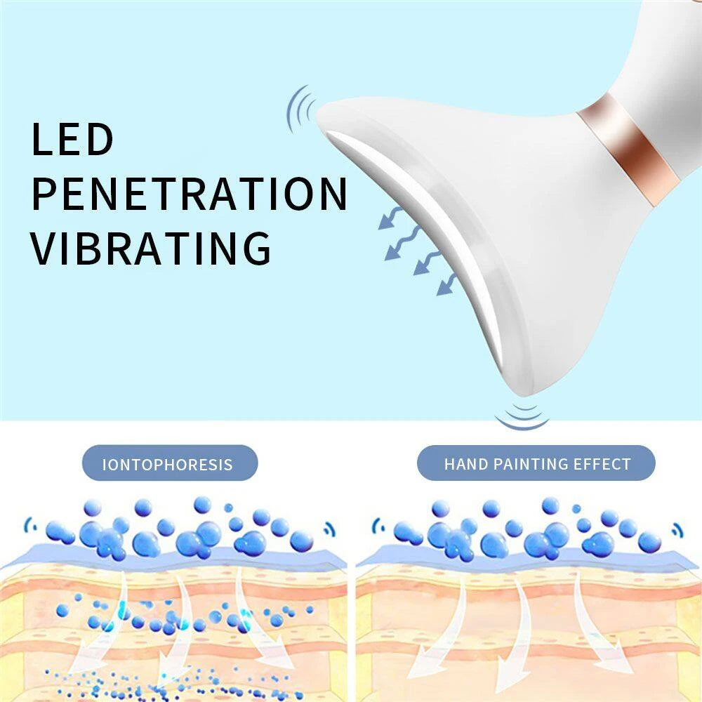 Masajeador facial microcorriente - uso