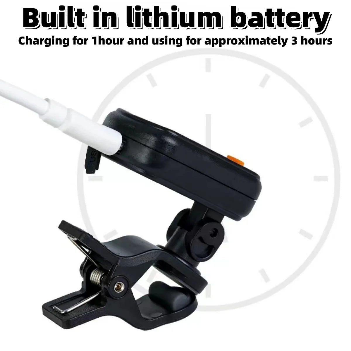 Afinador AROMA AT-10A con clip