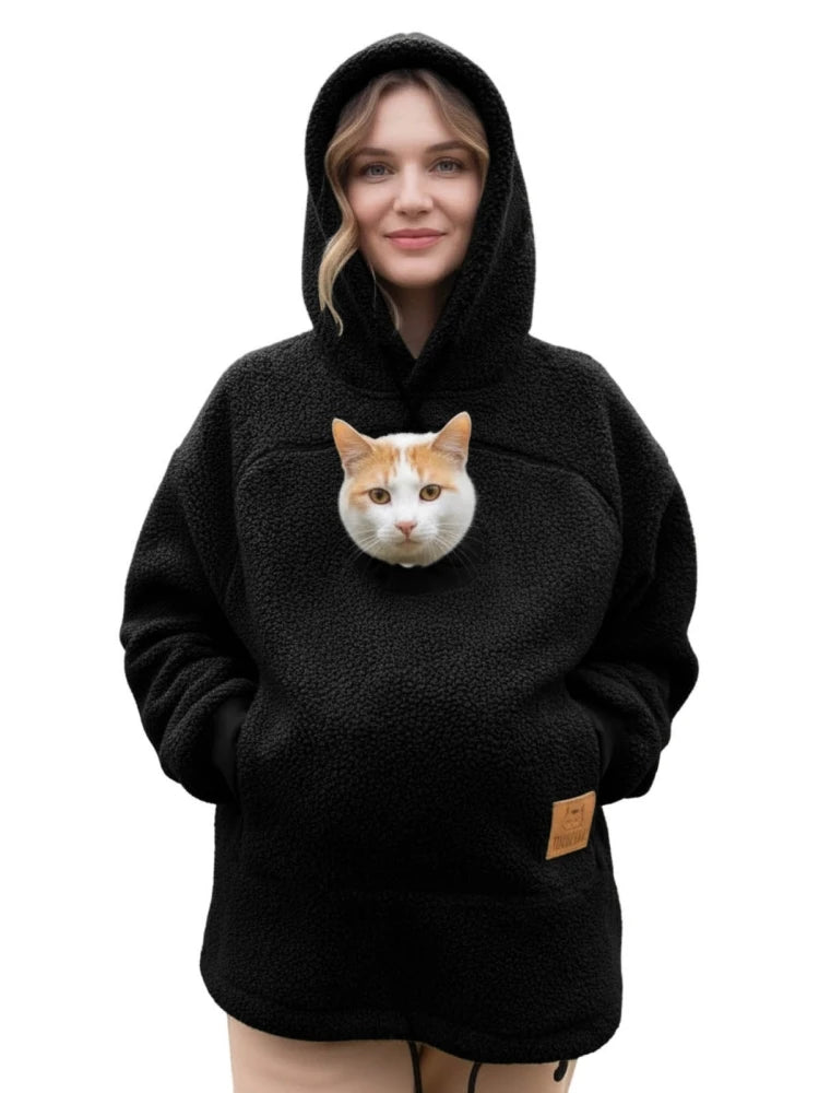 Sudadera porta mascotas negra