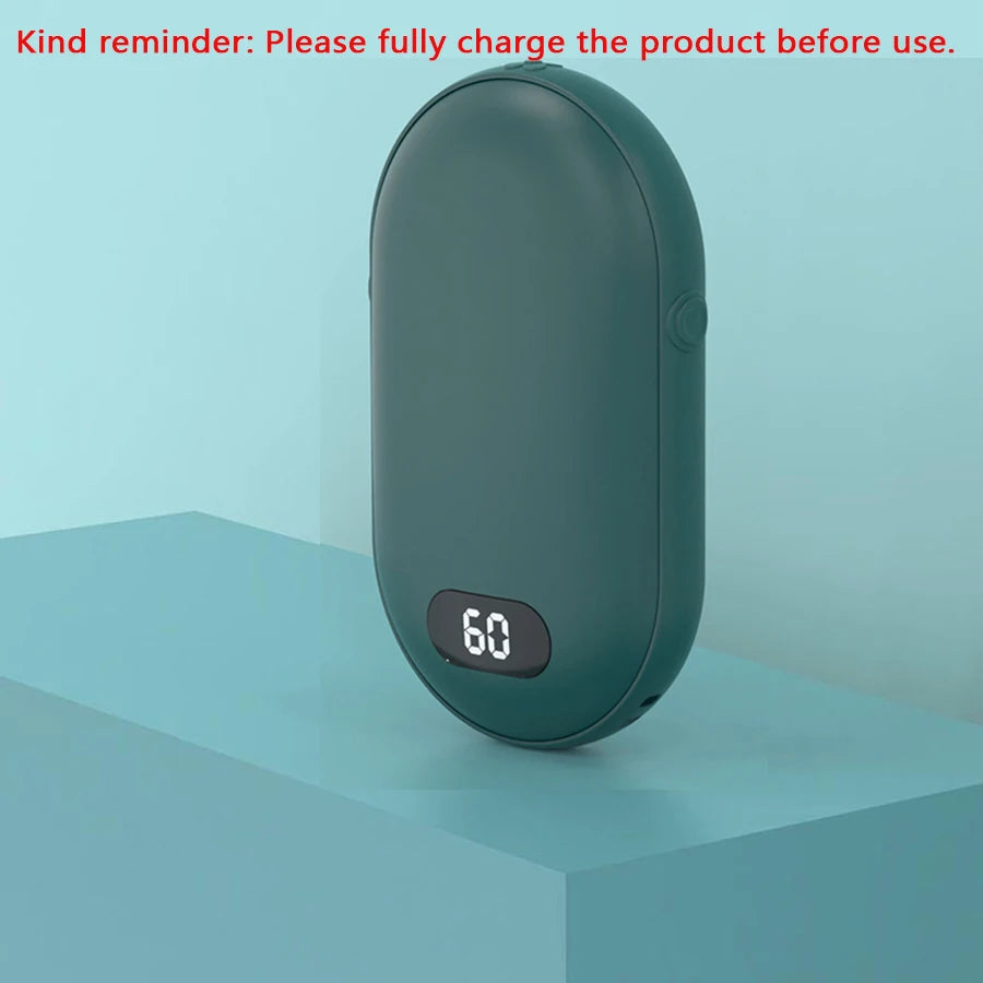 Calentador de manos recargable USB - uso
