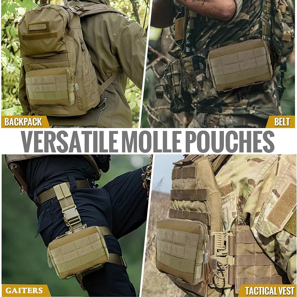 Riñonera táctica EDC Molle - detalle