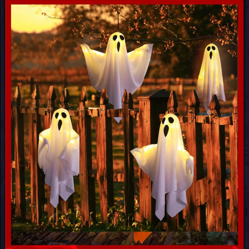 Fantasma colgante de Halloween, tamaño 50x40cm