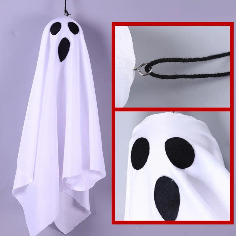 Fantasma de Halloween funcionando con pilas