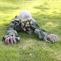 Figura de fantasma gateador de Halloween con ojos brillantes